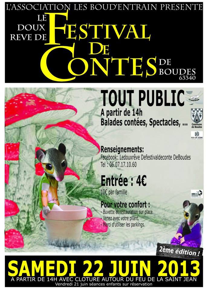 Affiche festival de Boudes