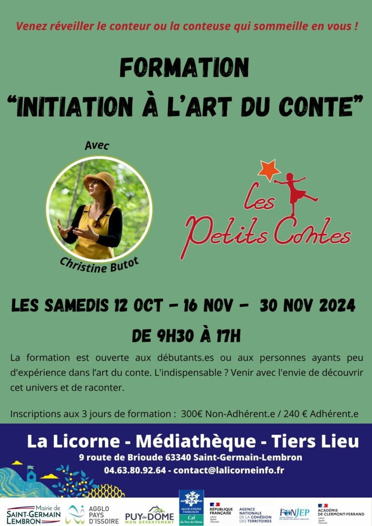 Formation Initiation à l’art du conte
