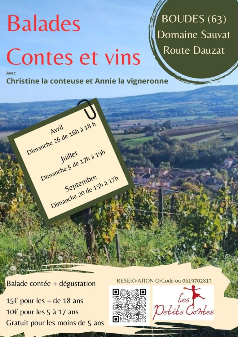 Balades Contes et Vins : le rendez-vous conté du Domaine Sauvat